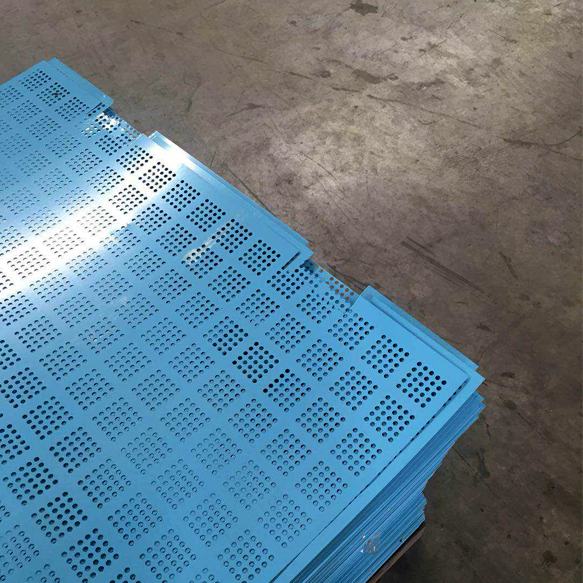 建筑專用爬架網-金屬圓孔沖孔爬架網圖片3